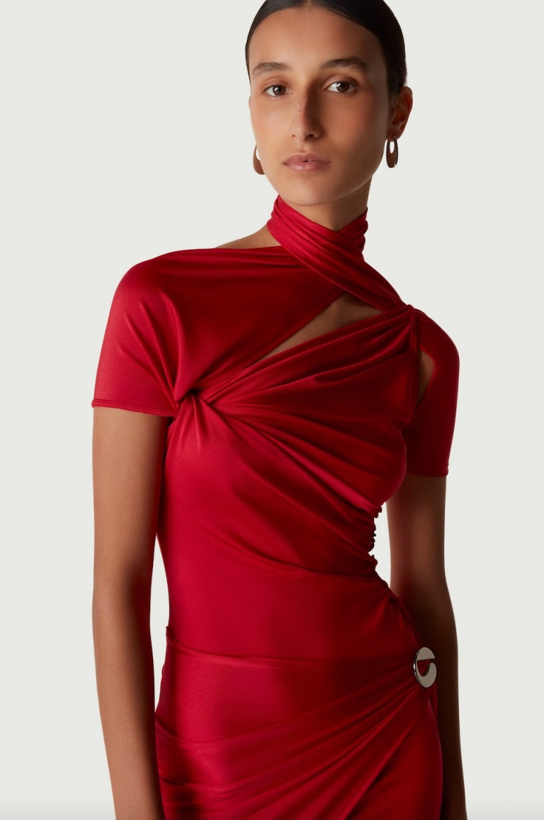 Coperni Red Dress