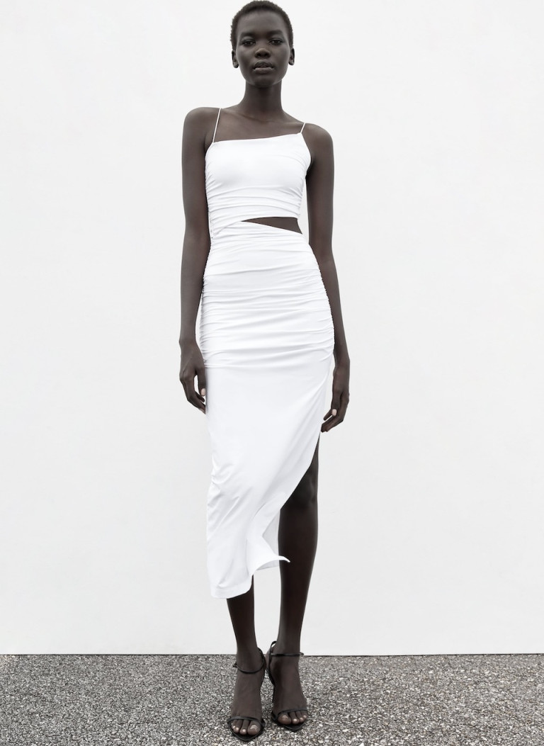 Zara Cut Out Asymmetrical Dress