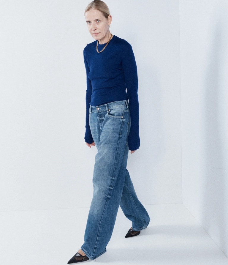 Raey Drop Organic-Cotton-Blend Low-Rise Baggy Jeans