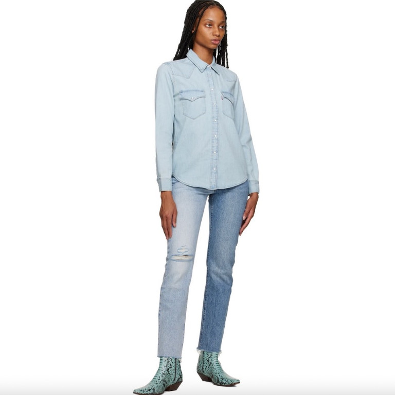 Levi’s Blue 501 Two-Tone Jeans