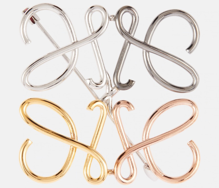Loewe Anagram Brooch