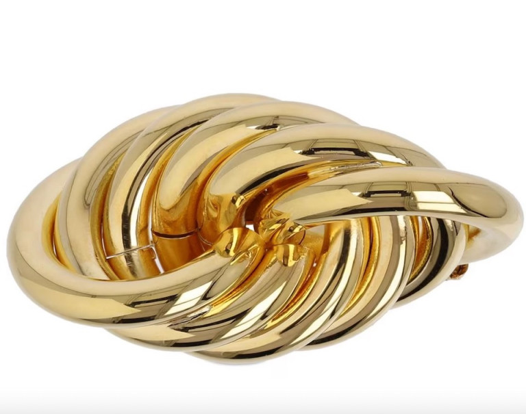Jil Sander Wrinkled Brooch