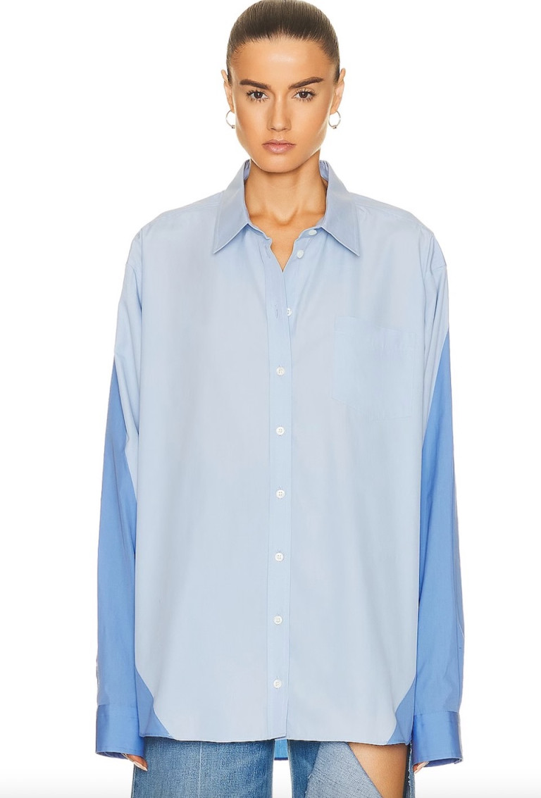 Peter Do Combo Twisted Oversized Shirt