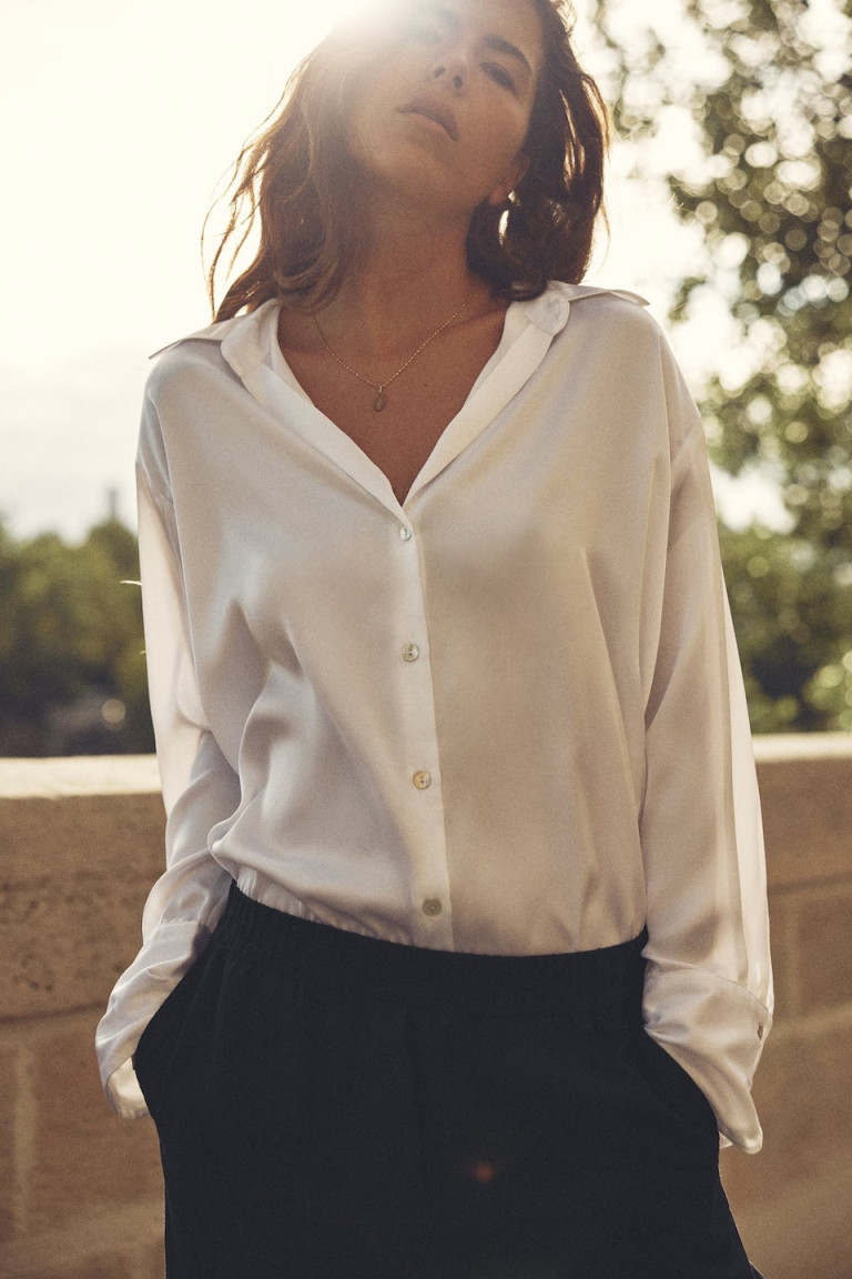 Zara Satin Effect Shirt