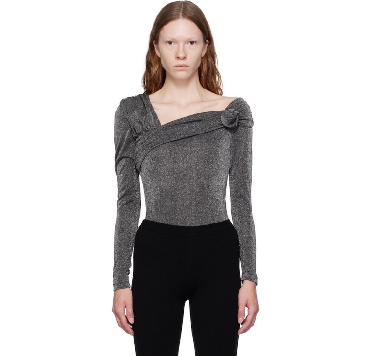 The Garment Gray Monaco Bodysuit