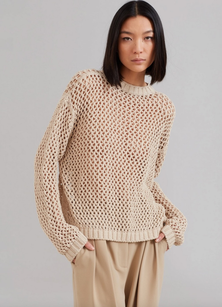 The Frankie Shop Sedona Net Top