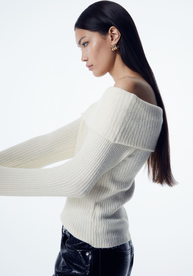 H&M Off-the-Shoulder Sweater