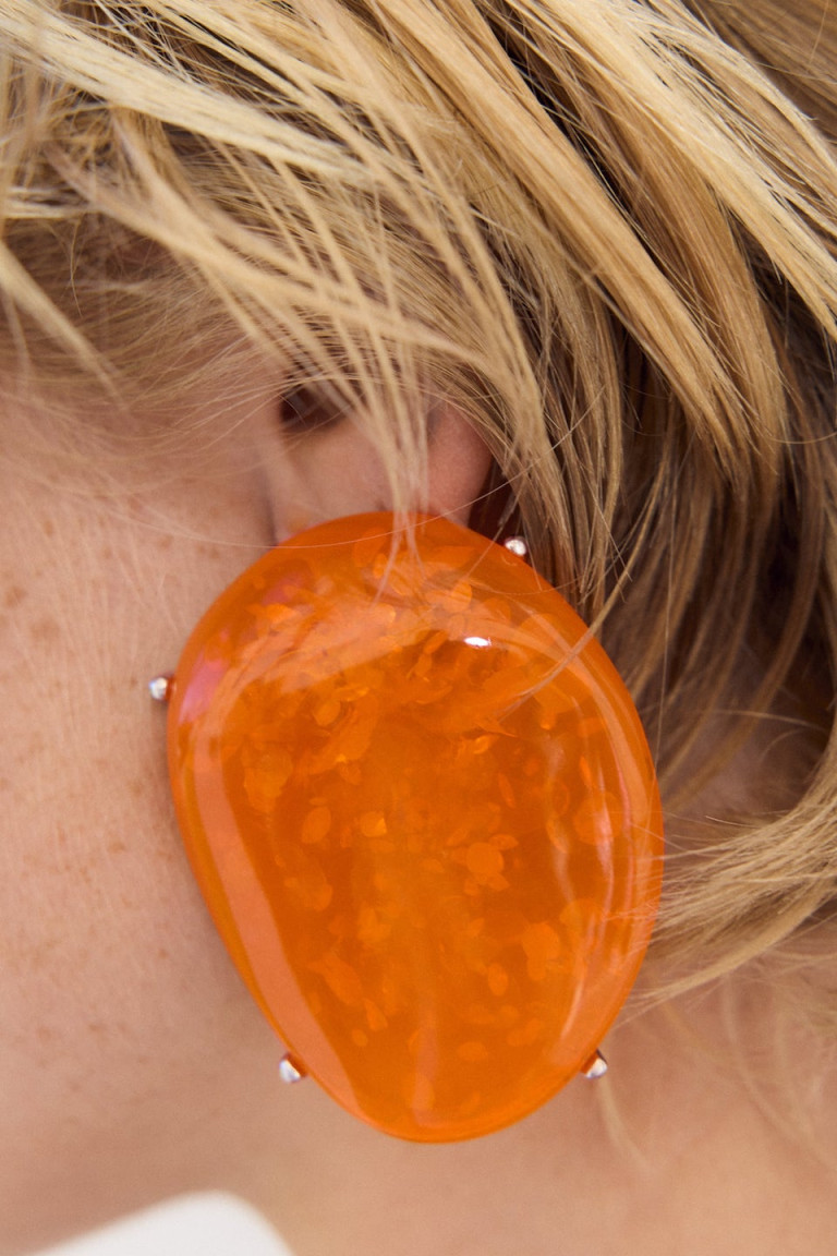 Zara Solid Color Resin Earrings