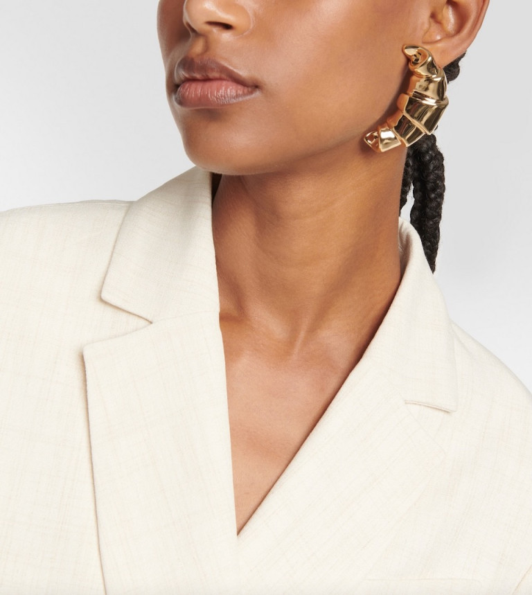Jacquemus Les Boucles Croissant Earrings