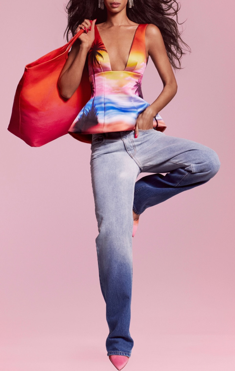 Brandon Maxwell Oversized Canvas Tote