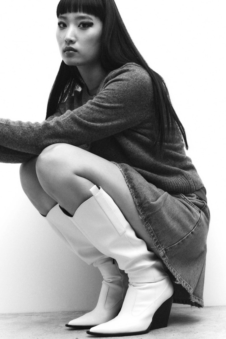 Zara Wedge Cowboy Boots