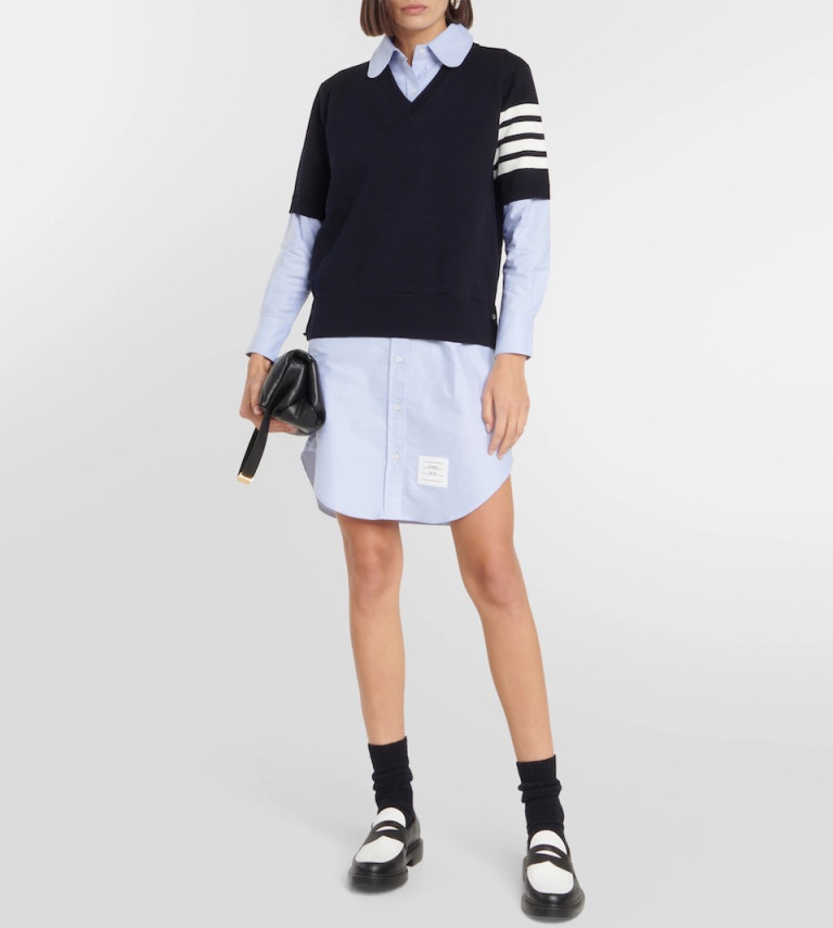Thom Browne Cotton Shirt Dress