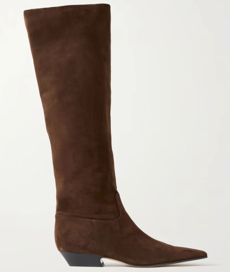 Khaite Marfa Suede Knee Boots