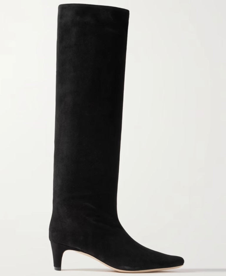 Staud Wally Suede Knee Boots