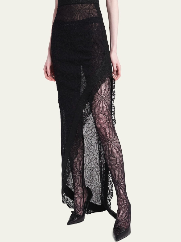 Tom Ford Circle Lace Footed Tights
