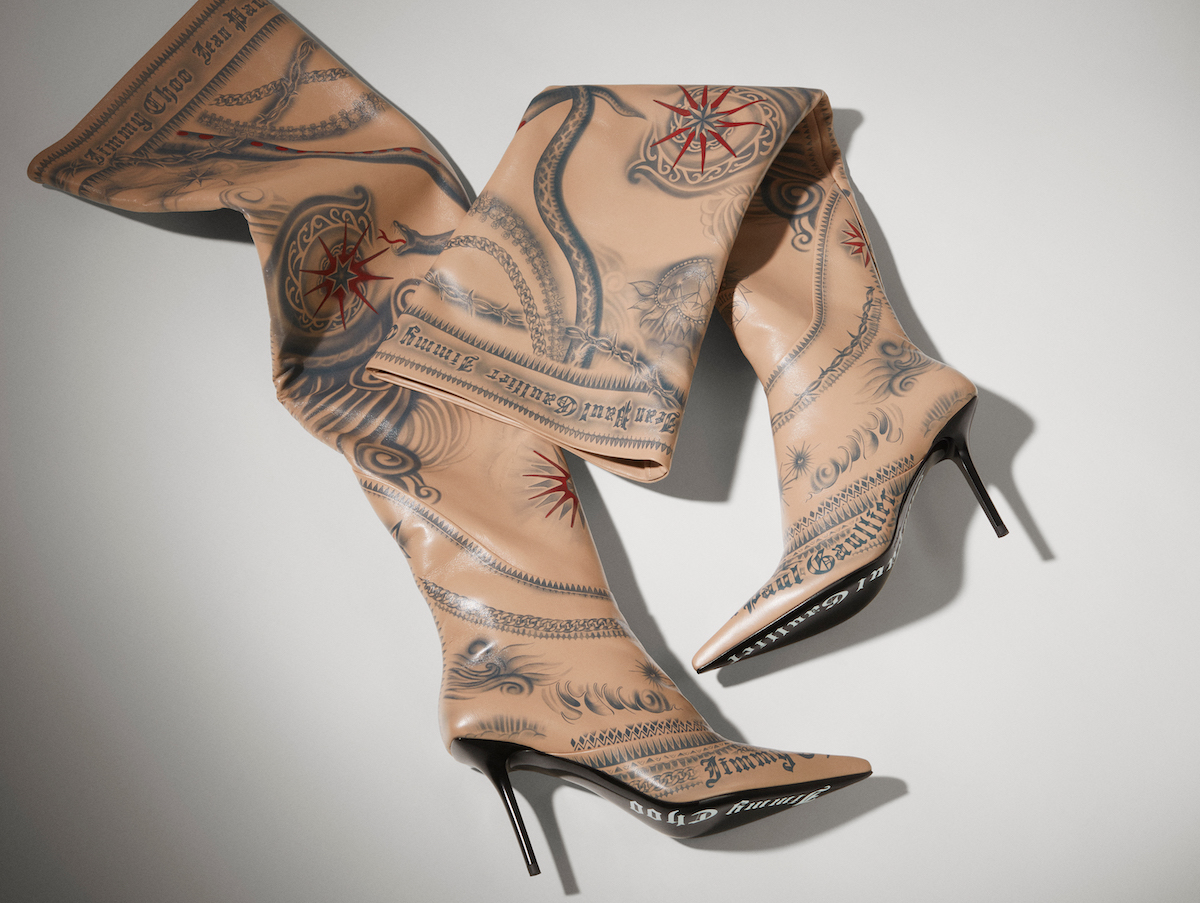 First Look at Jimmy Choo x Jean Paul Gaultier