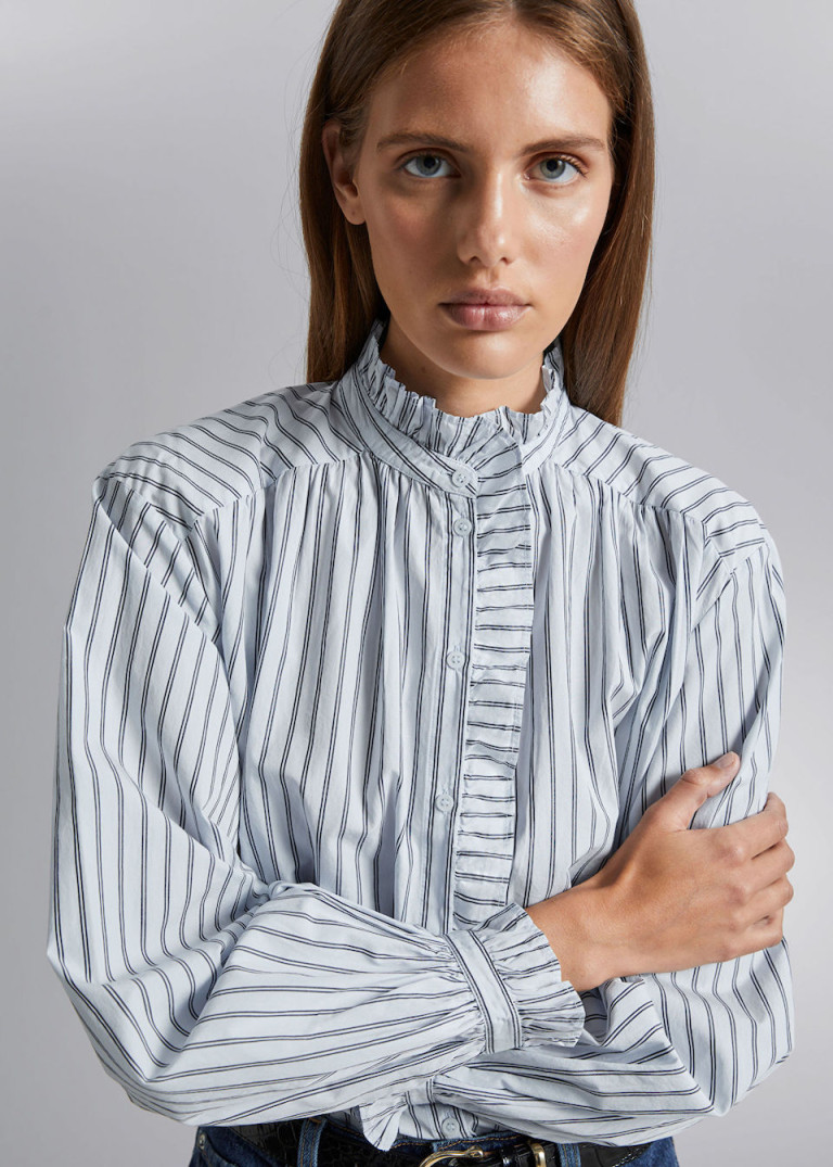 Other Stories Frilled Detail Blouse