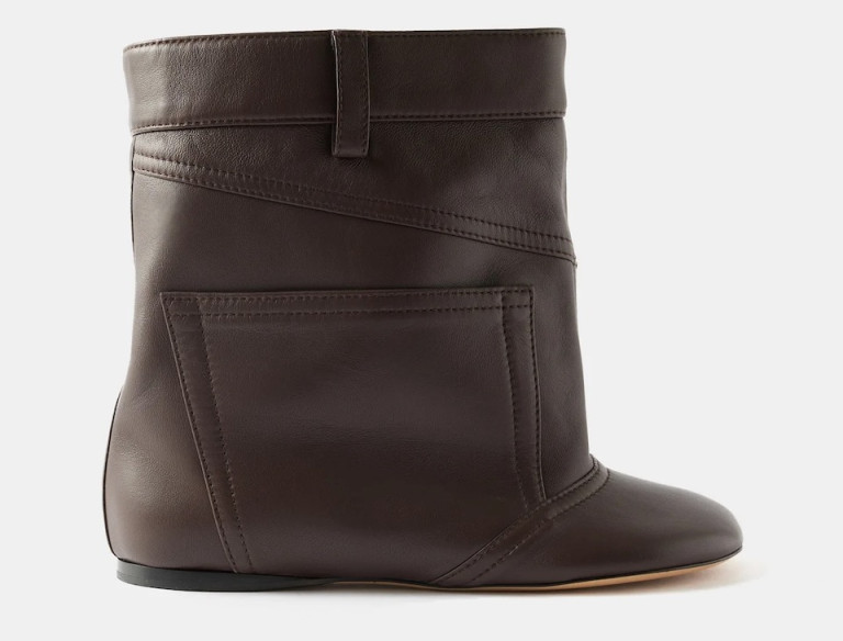 Loewe Toy Leather Ankle Boots