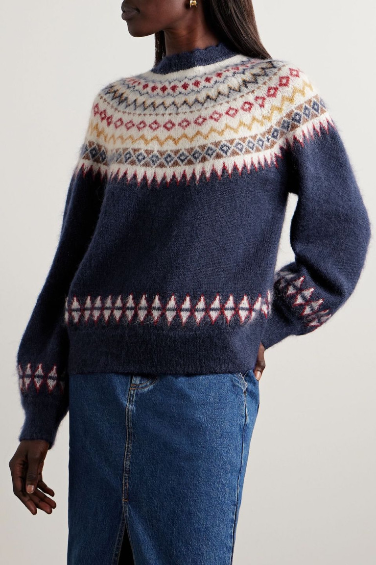 DOEN Harvest Fair Isle Knitted Sweater