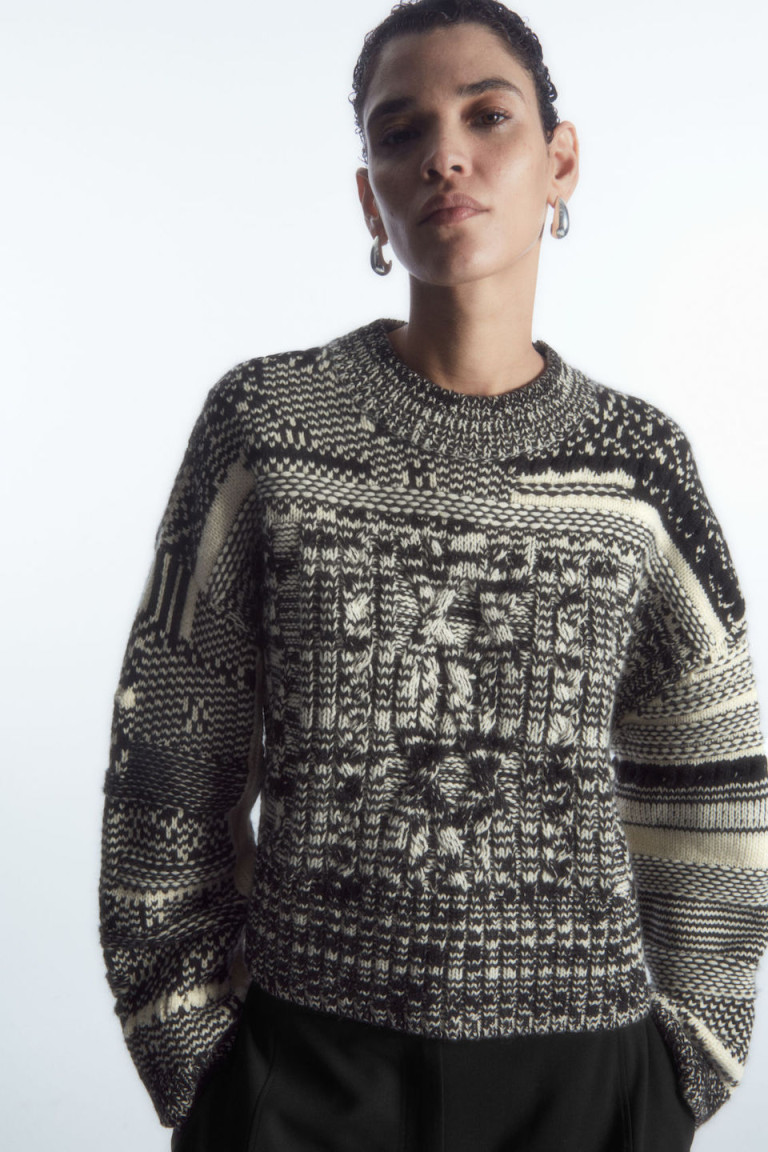 COS Fair Isle Wool and Cashmere Sweater