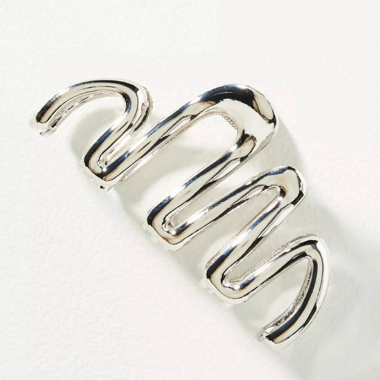 Anthropologie Squiggle Hair Claw Clip