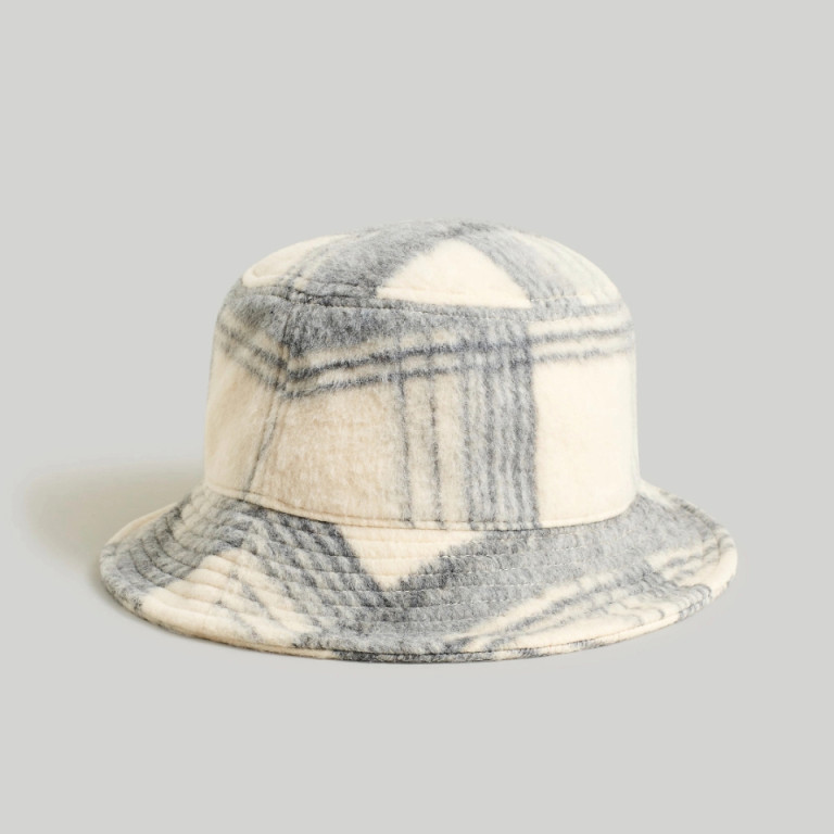 Madewell Plaid Bucket Hat