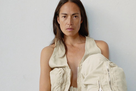 Front Split-Hem Pants