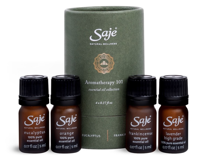 Saje Natural Wellness Aromatherapy 101 Essential Oil Collection