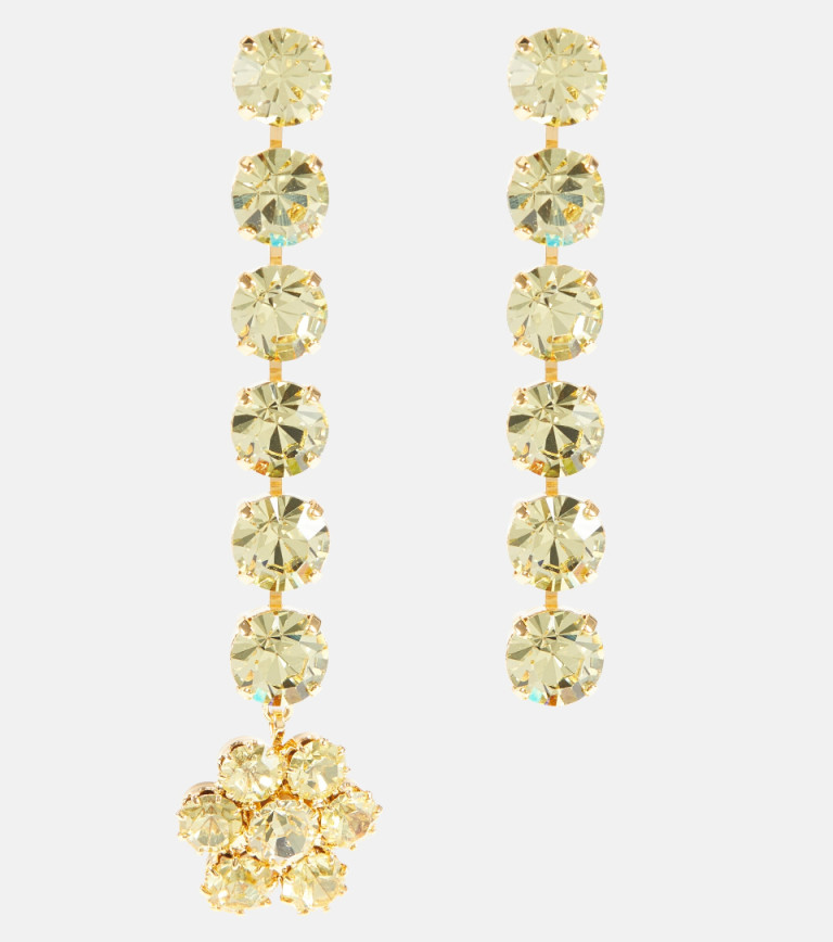 Magda Butrym Crystal-Embellished Drop Earrings