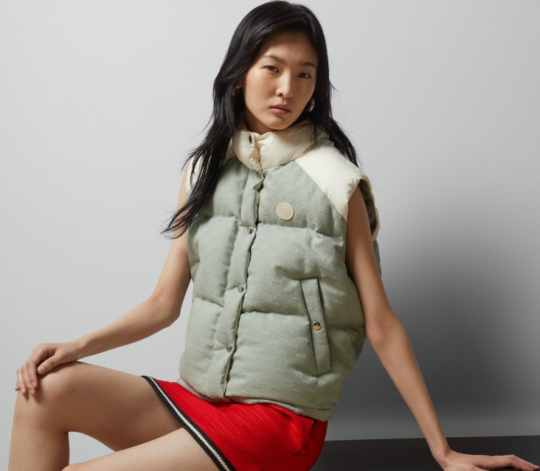 Gucci GG Cotton Canvas Padded Vest