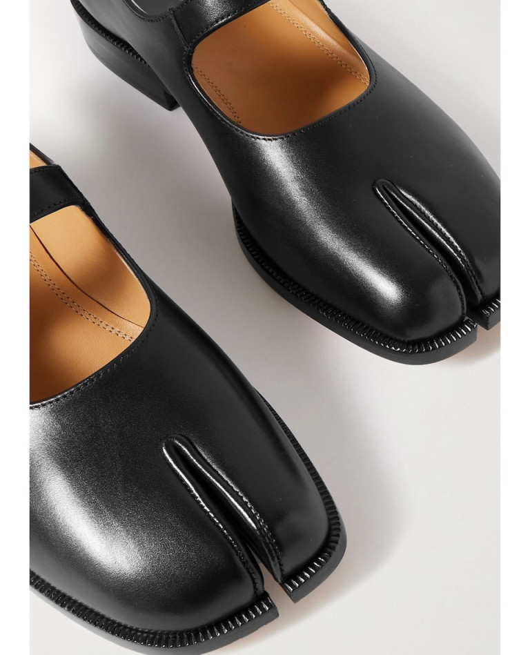 Maison Margiela Tabi Split-Toe Leather Flats