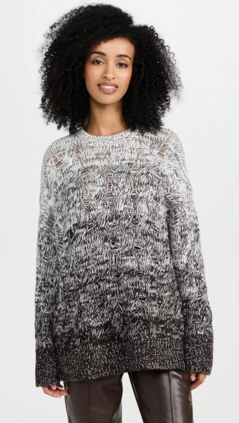 Sablyn Cable Knit Cashmere Sweater