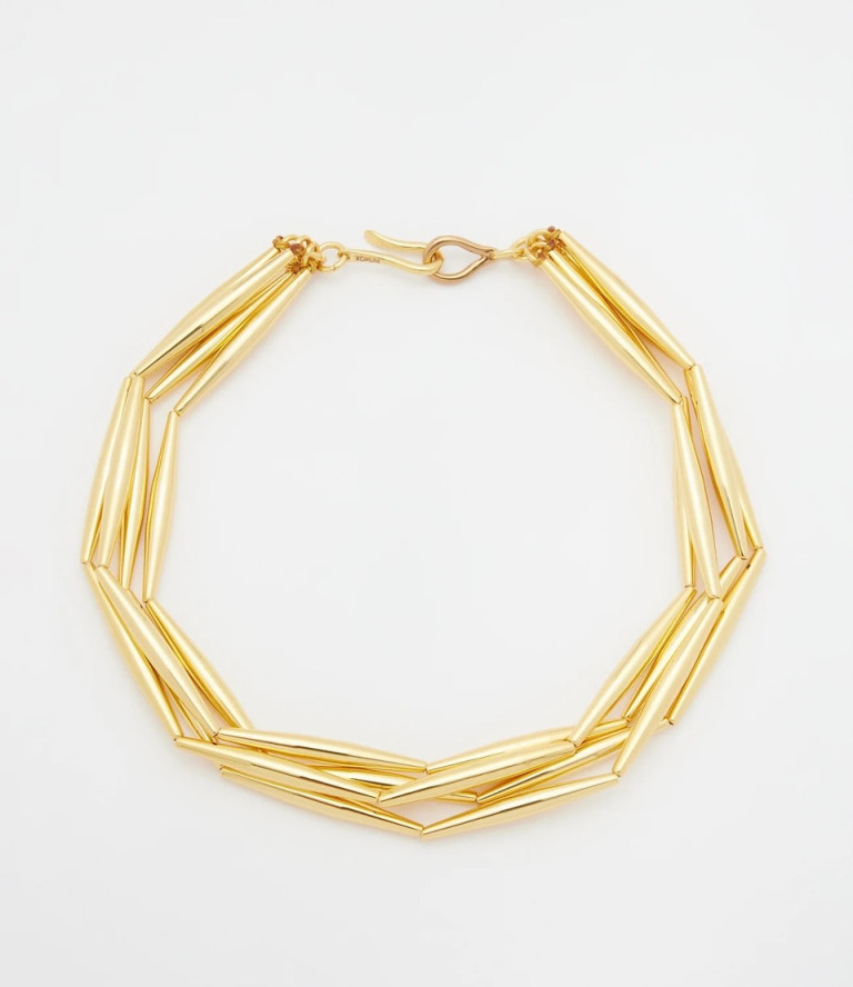 Tohum Lumia Helia Multi 24kt Gold-Plated Necklace