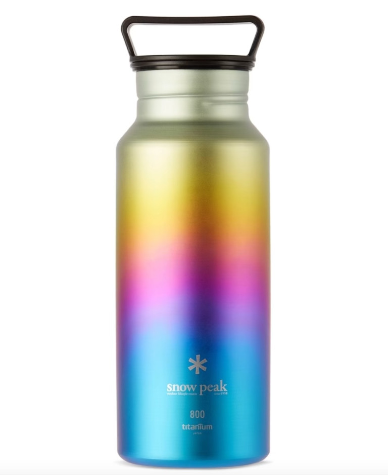 Snow Peak Multicolor Titanium Aurora Bottle