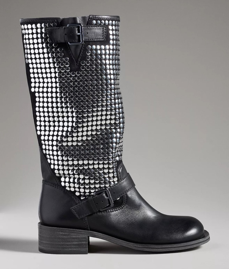 Vicenza Studded Moto Boots