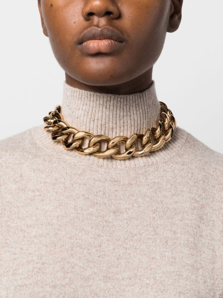 Isabel Marant Chunky Curb-Chain Necklace