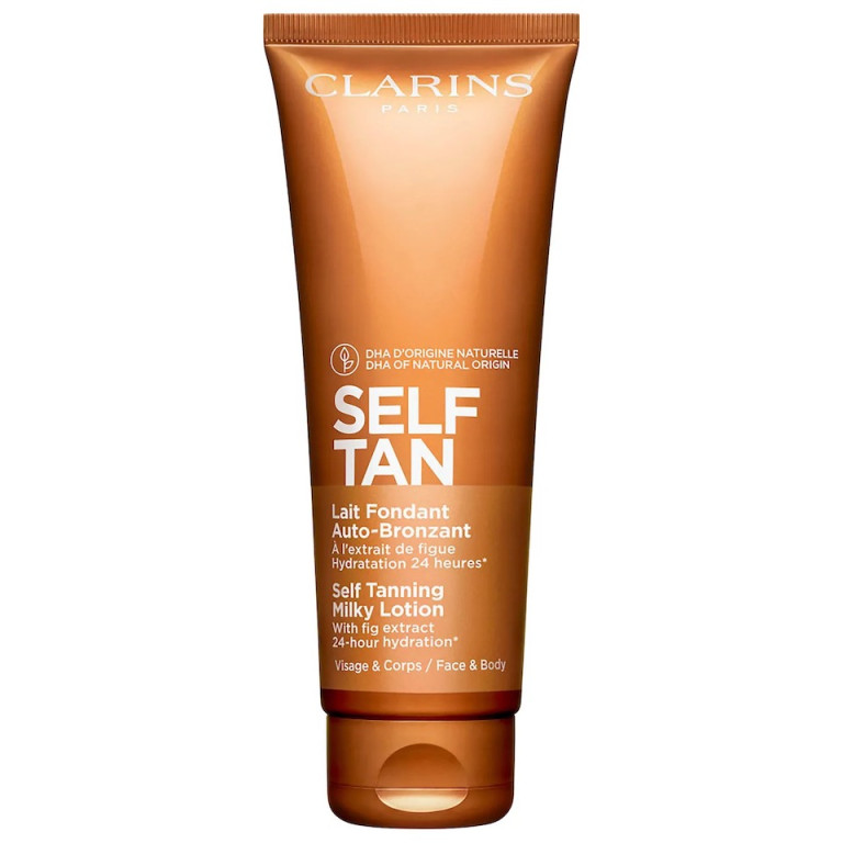 Clarins Self Tanning Face Body Milky Lotion