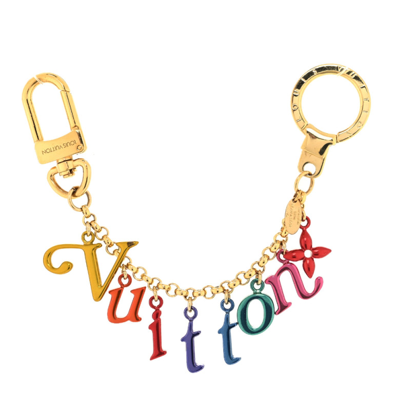 Louis Vuitton New Wave Key Chain Bag Charm Multicolor