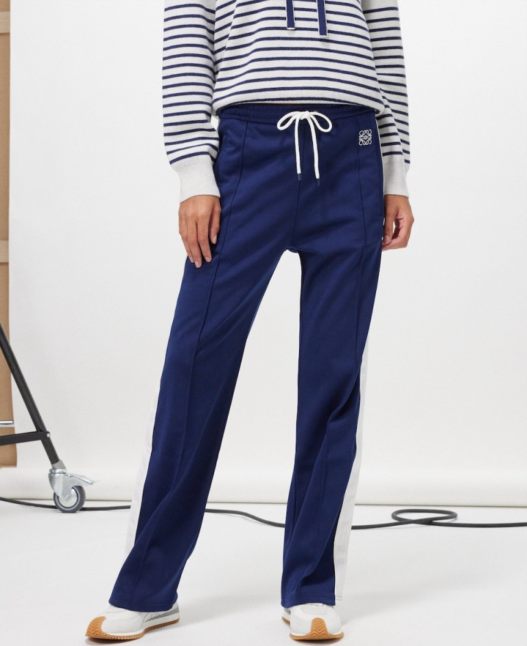 Loewe Anagram-Embroidered Jersey Track Pants