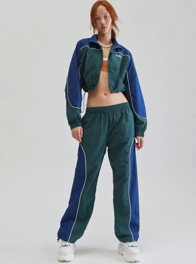 X-Girl Contrast Piping Track Pant