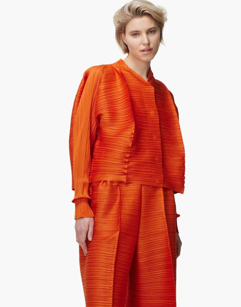 Pleats Please Issey Miyake Thicker Bounce Technical-Pleated Jacket