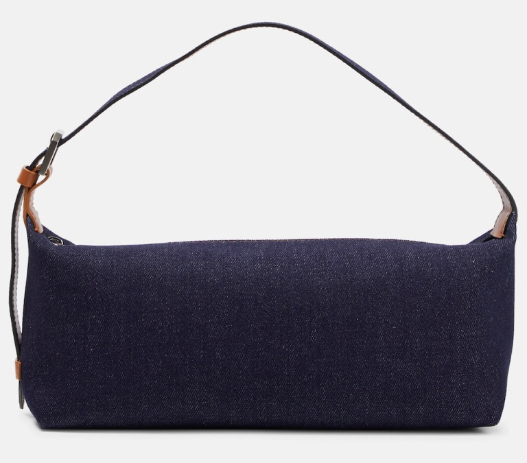 Eera Long Moonbag Denim Clutch