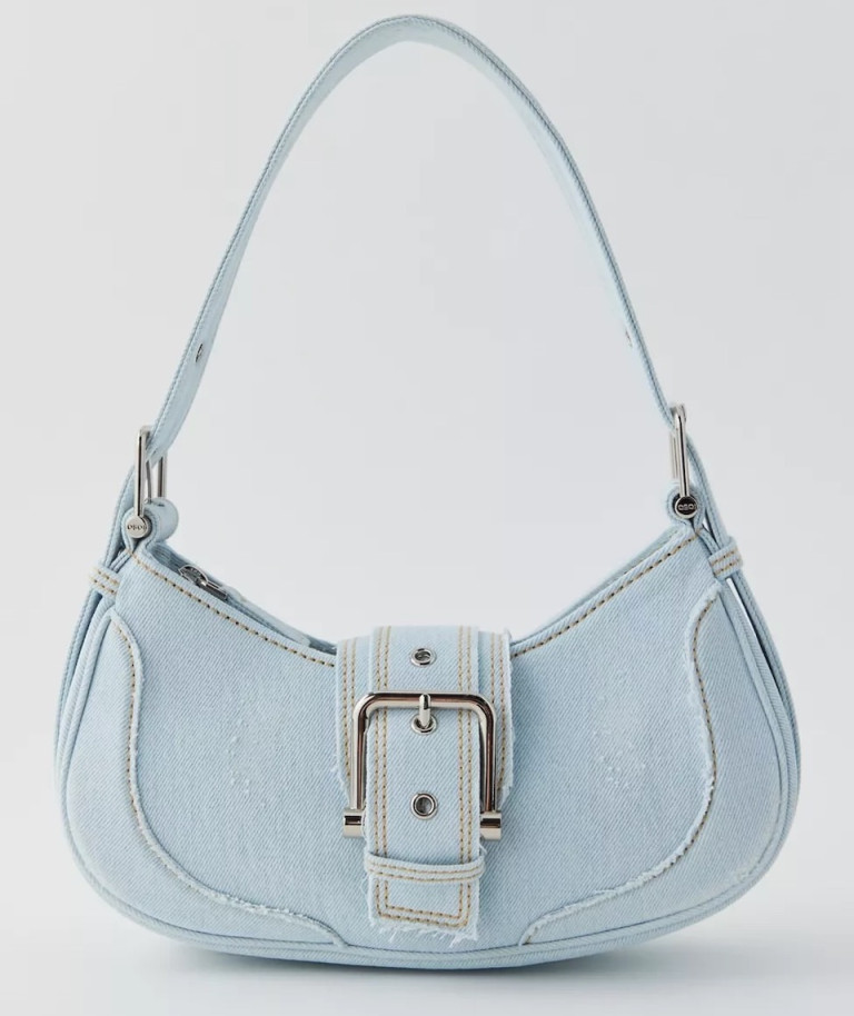 OSOI Denim Hobo Brocle Bag