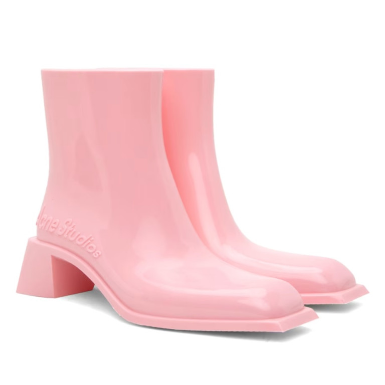 Acne Studios Rubber Ankle Boots