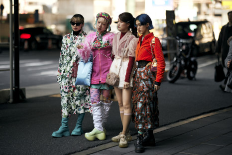 Colorful streetwalkers