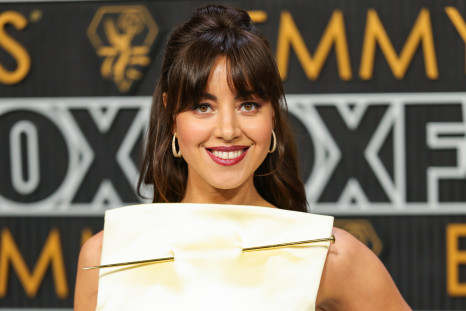 Aubrey Plaza Yellow Loewe Dress