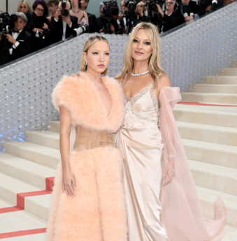 Kate Moss and Lila Moss at The 2023 Met Gala