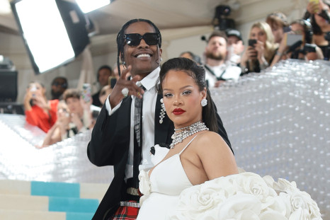Rihanna and A$AP Rocky at the 2023 Met Gala