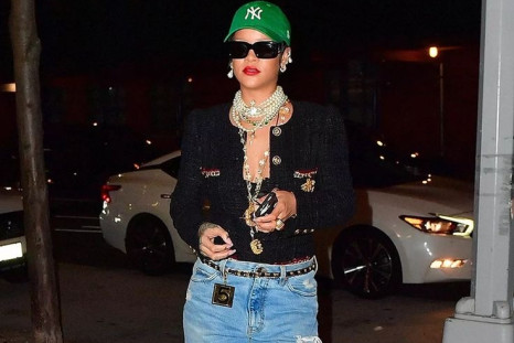 Rihanna Wearing Sambas