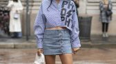 How to Style a Jean Skirt